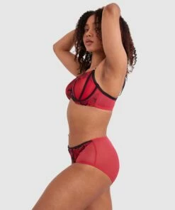 Evie Full Brief - Red -BRAS N THINGS Shop evie full brief red 01449001 31