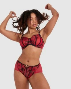 Evie Full Brief - Red -BRAS N THINGS Shop evie full brief red 01449001 36