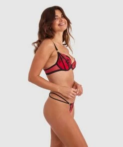 Evie Mini V - Red -BRAS N THINGS Shop evie mini v red 01448901 9