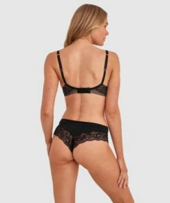 Faith Brazilian Knicker - Black -BRAS N THINGS Shop faith brazilian knicker black 00467801 1