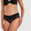 Faith Brazilian Knicker - Black