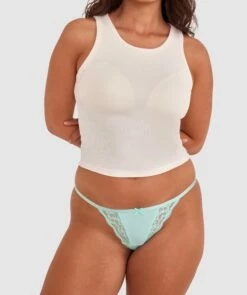 Faith Mini V - Mint Green -BRAS N THINGS Shop faith mini v mint green 00627627 1