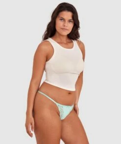 Faith Mini V - Mint Green -BRAS N THINGS Shop faith mini v mint green 00627627 2