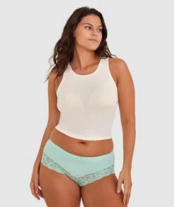 Faith Shortie - Mint Green -BRAS N THINGS Shop faith shortie mint green 00612321 2