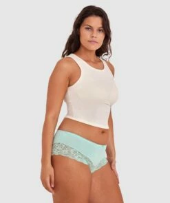 Faith Shortie - Mint Green -BRAS N THINGS Shop faith shortie mint green 00612321
