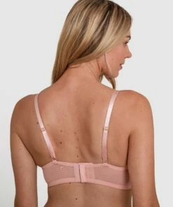 Fern Contour Plunge Bra - Rose -BRAS N THINGS Shop fern contour plunge bra rose 01400001