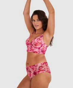 Florence High Waist Brazilian - Print Floral -BRAS N THINGS Shop florence high waist brazilian print floral 01489301 2