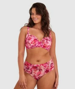Florence High Waist Brazilian - Print Floral -BRAS N THINGS Shop florence high waist brazilian print floral 01489301 4