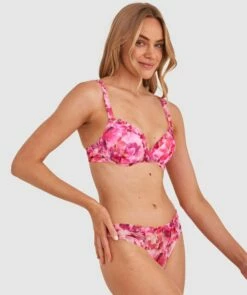 Florence Push Up Bra - Print Floral -BRAS N THINGS Shop florence push up bra print floral 01489201 2