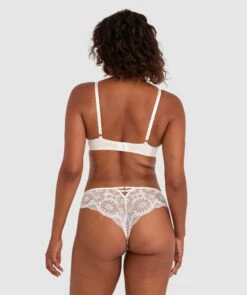 Floriane Brazilian Knicker - Ivory -BRAS N THINGS Shop floriane brazilian knicker ivory 01478301 3