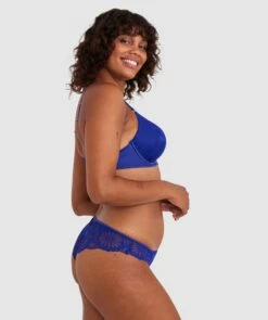Floriane Brazilian Knicker - Navy -BRAS N THINGS Shop floriane brazilian knicker navy 01478302 2