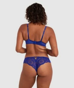 Floriane Brazilian Knicker - Navy -BRAS N THINGS Shop floriane brazilian knicker navy 01478302 3