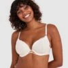 Floriane Contour Plunge Bra - Ivory