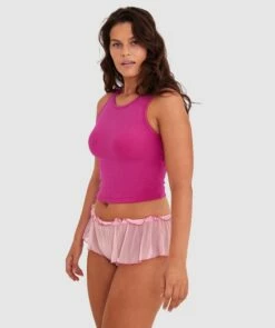 Ileana French Knicker - Light Pink -BRAS N THINGS Shop ileana french knicker light pink 01452702 2