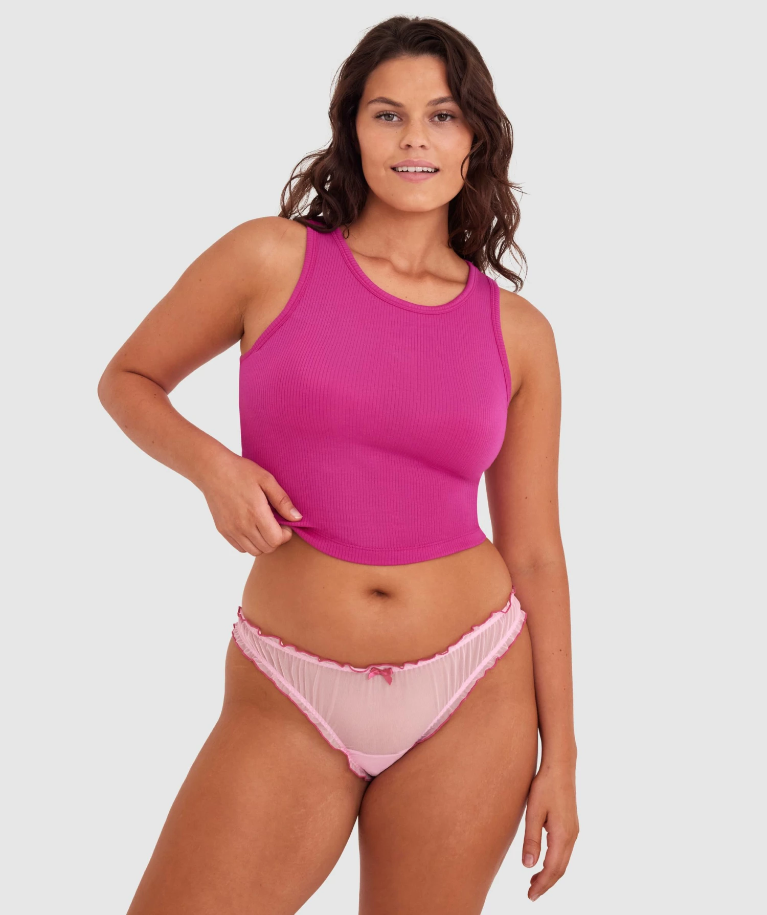 Ileana V String - Light Pink 2 Ileana V String - Light Pink - Image 2