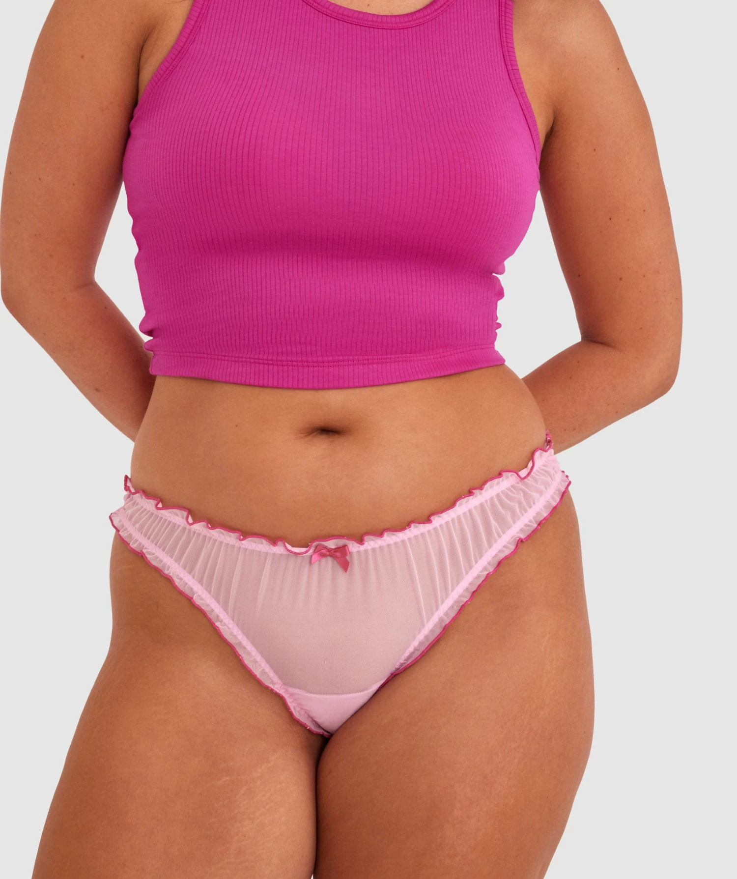 Ileana V String - Light Pink 1 Ileana V String - Light Pink