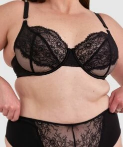 Inez Full Cup Underwire Bra - Black 9 Inez Full Cup Underwire Bra - Black -BRAS N THINGS Shop inez full cup underwire bra black 01409403 20