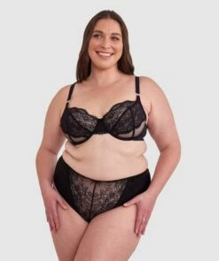 Inez Full Cup Underwire Bra - Black 8 Inez Full Cup Underwire Bra - Black -BRAS N THINGS Shop inez full cup underwire bra black 01409403 25