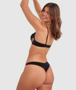 Inez Underwire Bra - Black 8 Inez Underwire Bra - Black -BRAS N THINGS Shop inez underwire bra black 01409303 16