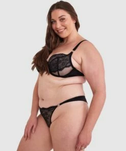 Inez V String - Black -BRAS N THINGS Shop inez v string black 01409503 11
