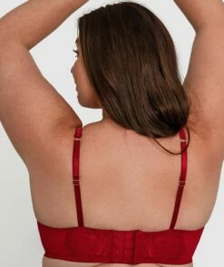 Ingrid Contour Plunge Bra - Dark Red 10 Ingrid Contour Plunge Bra - Dark Red -BRAS N THINGS Shop ingrid contour plunge bra dark red 01279103 6