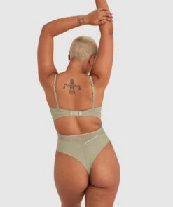 Ingrid Push Up Bodysuit - Khaki -BRAS N THINGS Shop ingrid push up bodysuit khaki 01279403 11