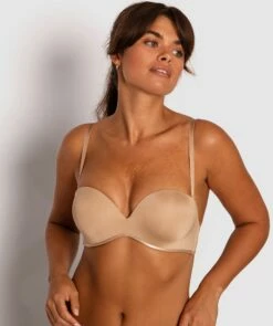 Inner Essence Devilish Push Up Strapless Bra - Nude -BRAS N THINGS Shop inner essence devilish push up strapless bra nude 01152202