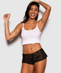 Isabella French Knicker - Black -BRAS N THINGS Shop isabella french knicker black 01000301 1