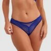 Janine Brazilian Knicker - Navy