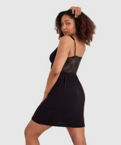 Kaede Slip - Black -BRAS N THINGS Shop kaede slip black 00407002 2