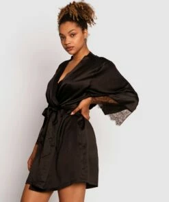 Lily Wrap - Black -BRAS N THINGS Shop lily wrap black 00588102 4