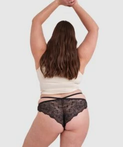 Lottie Brazilian Knicker - Black 8 Lottie Brazilian Knicker - Black -BRAS N THINGS Shop lottie brazilian knicker black 01436901 12