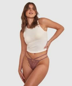 Lottie Mini V - Nude 6 -BRAS N THINGS Shop lottie mini v nude 6 01436702 15
