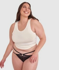 Lottie Tanga Brief - Black -BRAS N THINGS Shop lottie tanga brief black 01436801 20