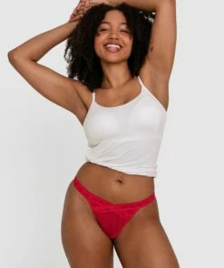 Lovely Mini V - Red -BRAS N THINGS Shop lovely mini v red 01347001