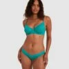 Luxe Lace Bikini Brief - Dark Green
