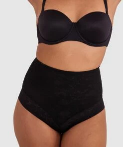 Luxe Solutions Control High Waisted Brief - Black -BRAS N THINGS Shop luxe solutions control high waisted brief black 01417601 5