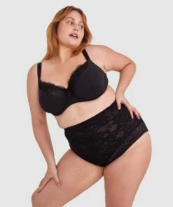 Luxe Solutions Control High Waisted Brief - Black