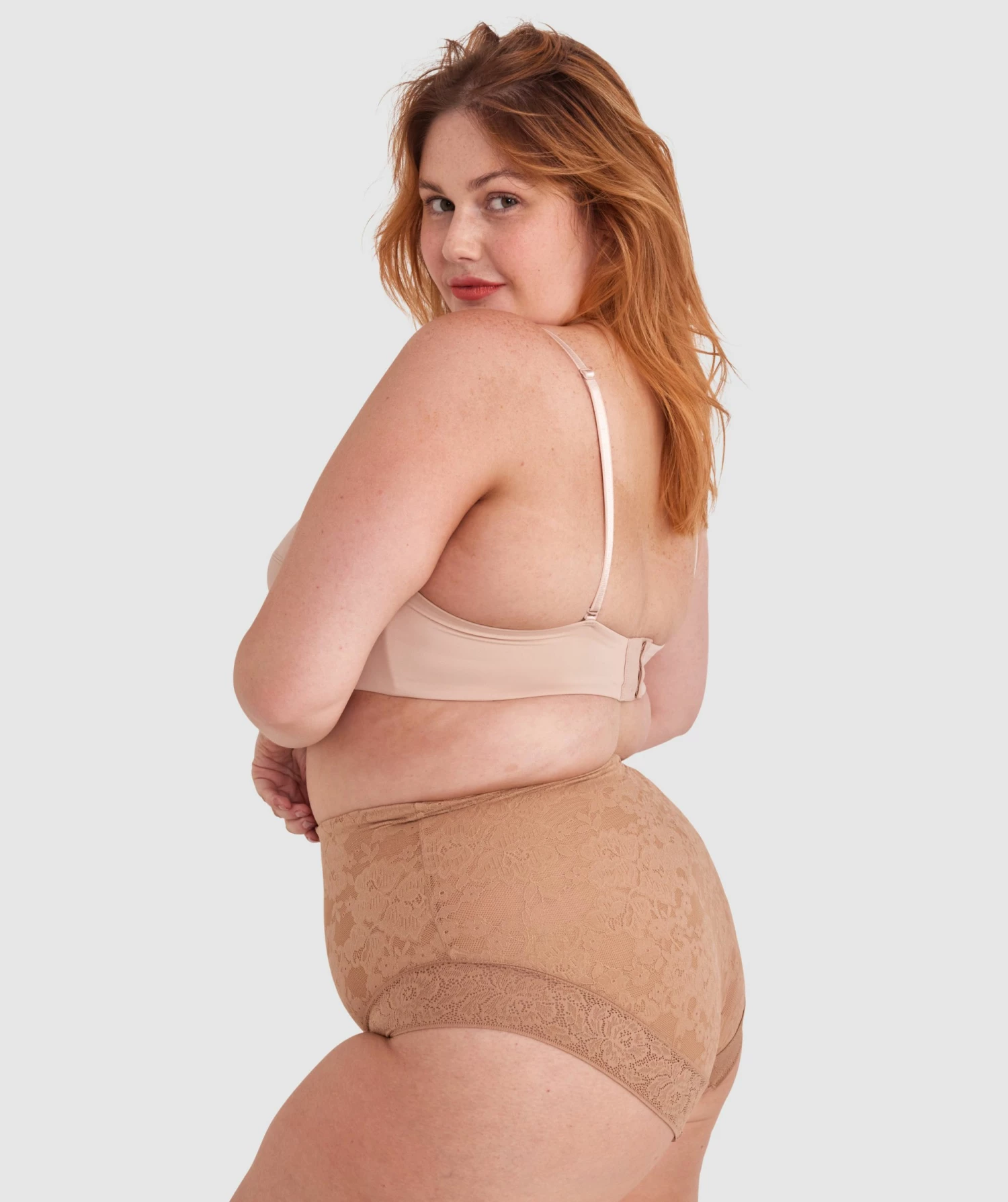 Luxe Solutions Control High Waisted Brief - Nude 3 4 Luxe Solutions Control High Waisted Brief - Nude 3 - Image 4