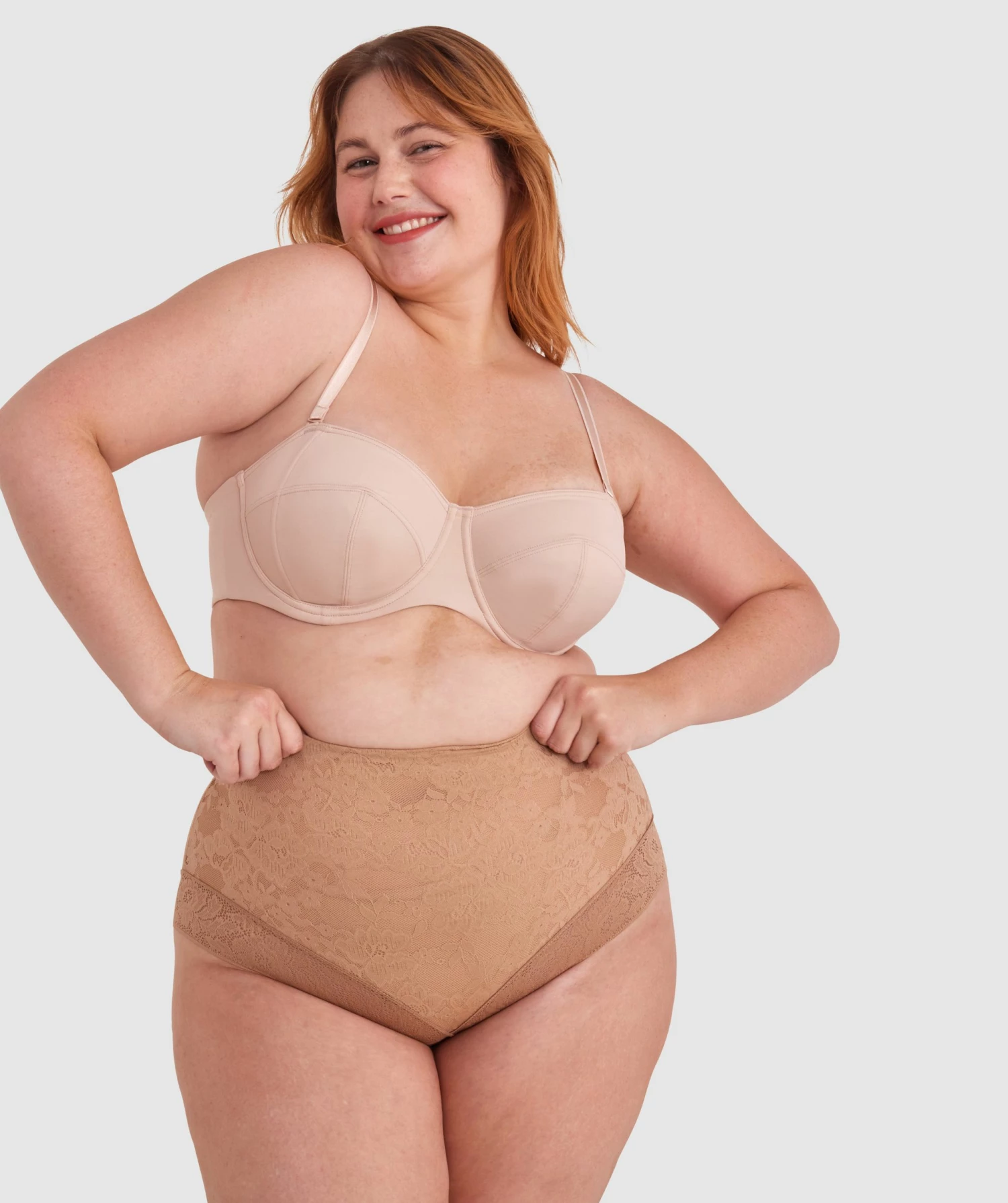 Luxe Solutions Control High Waisted Brief - Nude 3 5 Luxe Solutions Control High Waisted Brief - Nude 3 - Image 5