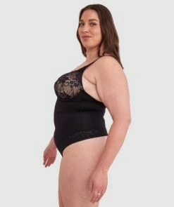 Luxe Solutions Control High Waisted V String - Black -BRAS N THINGS Shop luxe solutions control high waisted v string black 01417701 6