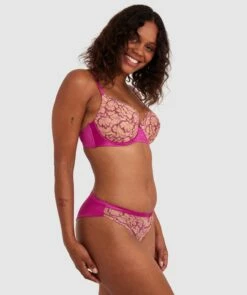 Madrid Brazilian Knicker - Rose -BRAS N THINGS Shop madrid brazilian knicker rose 01487901 3