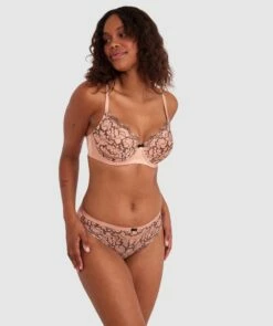 Madrid Full Cup Balconette Bra - Black -BRAS N THINGS Shop madrid full cup balconette bra black 01487702 2