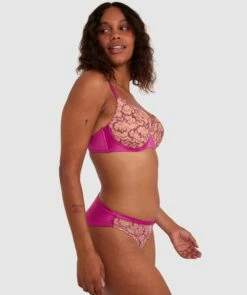 Madrid Full Cup Balconette Bra - Rose -BRAS N THINGS Shop madrid full cup balconette bra rose 01487701