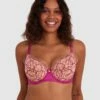 Madrid Full Cup Balconette Bra - Rose