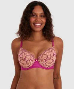 Madrid Full Cup Balconette Bra - Rose