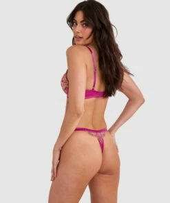 Madrid V String - Rose -BRAS N THINGS Shop madrid v string rose 01487801 7