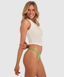 Mesh Basics V String - Chartreuse -BRAS N THINGS Shop mesh basics v string chartreuse 01443003 6