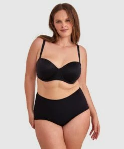 Microfibre Full Brief - Black -BRAS N THINGS Shop microfibre full brief black 00824502 1