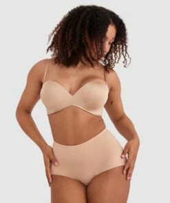 Microfibre Full Brief - Nude -BRAS N THINGS Shop microfibre full brief nude 00824501